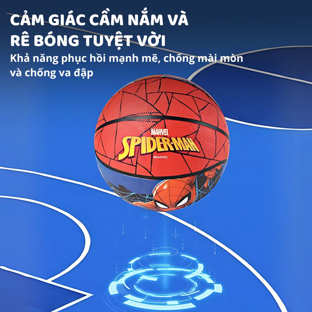 Bóng Rổ Trẻ Em Size 7 Chính Hãng Mesuca Marvel- Captain American 3+