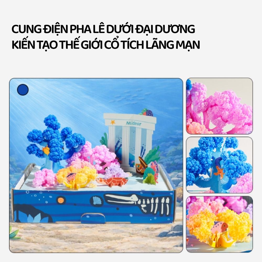 Đồ Chơi Thủ Công Tạo Bông Tuyết Sáng Tạo Mideer Magic Tree 8+