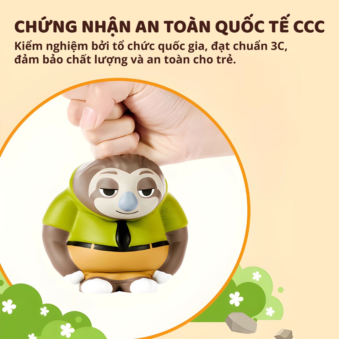 Đồ Chơi Squishy Giảm Căng Thẳng Chính Hãng Marvel Disney- Black Panther 8+