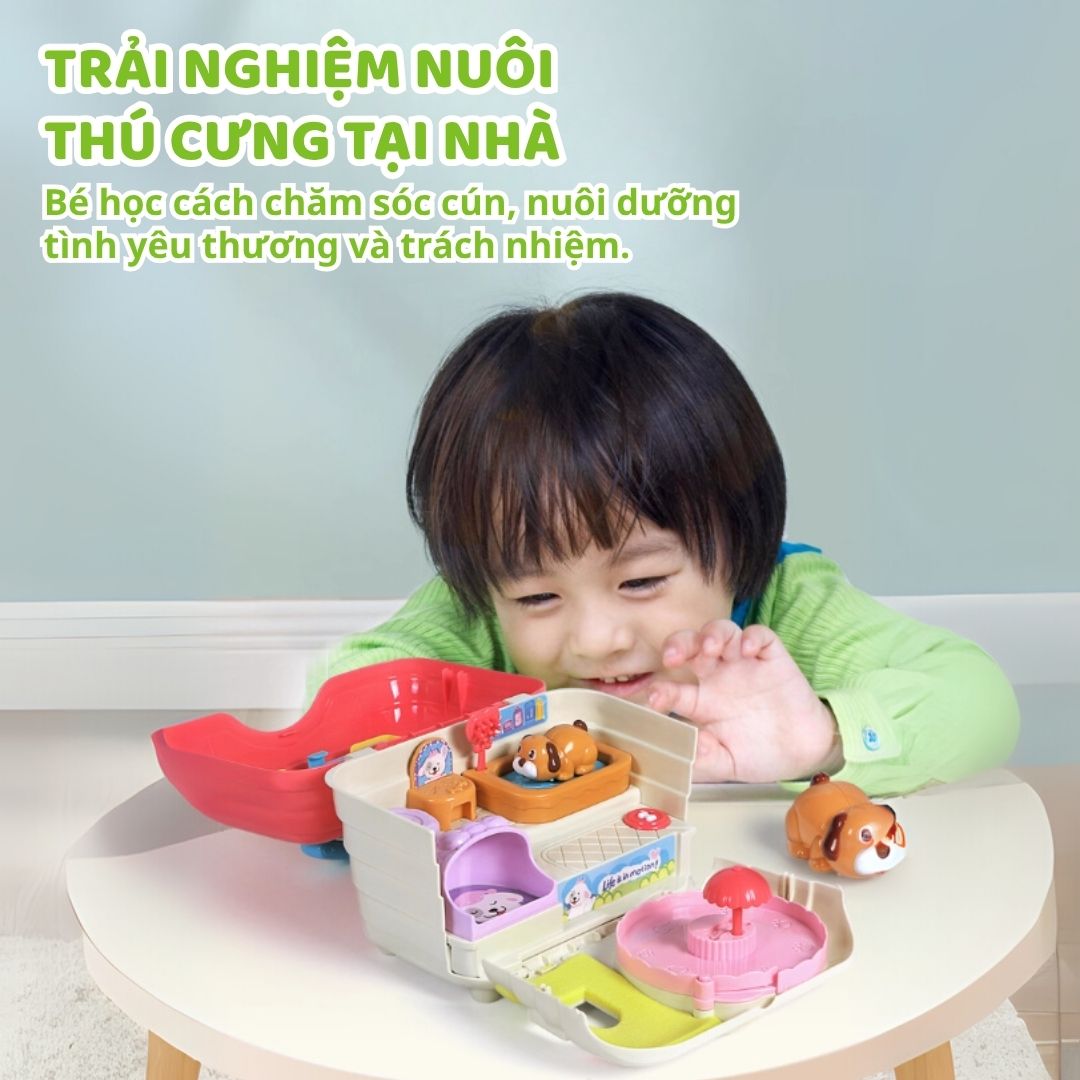 Ngôi Nhà Nuôi Thú Cưng Cho Bé Goodway House 3+