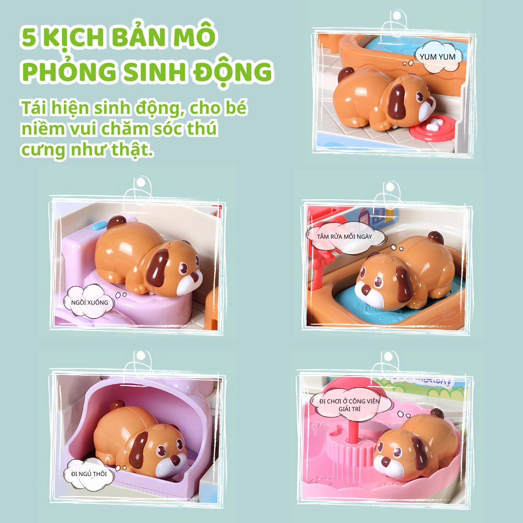 Ngôi Nhà Nuôi Thú Cưng Cho Bé Goodway House 3+