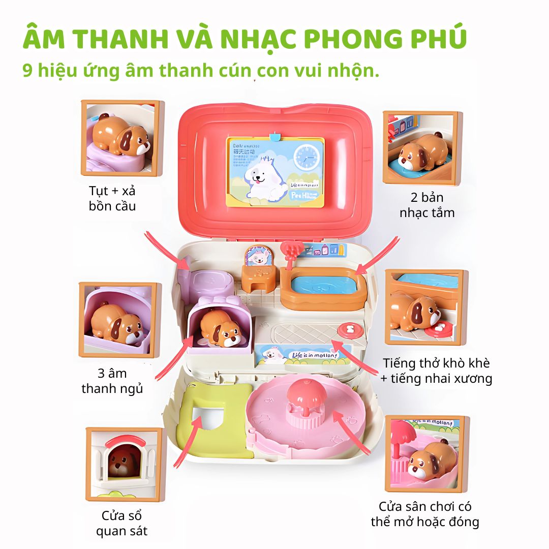 Ngôi Nhà Nuôi Thú Cưng Cho Bé Goodway House 3+