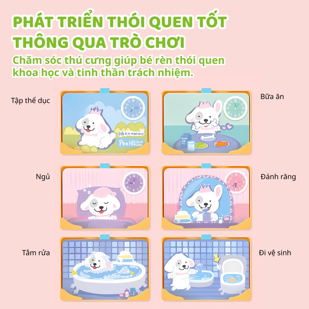 Ngôi Nhà Nuôi Thú Cưng Cho Bé Goodway House 3+