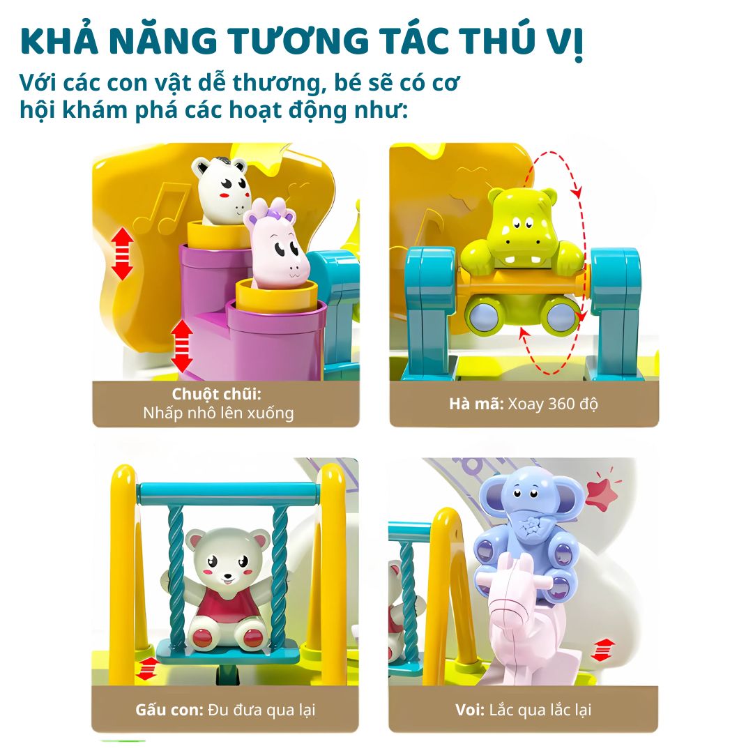 Đàn Piano Điện Tử Có Hiệu Ứng Động Vật Nhảy Múa Cho Bé Goodway Piano 18m+