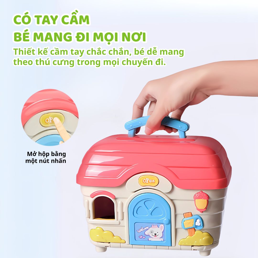 Ngôi Nhà Nuôi Thú Cưng Cho Bé Goodway House 3+