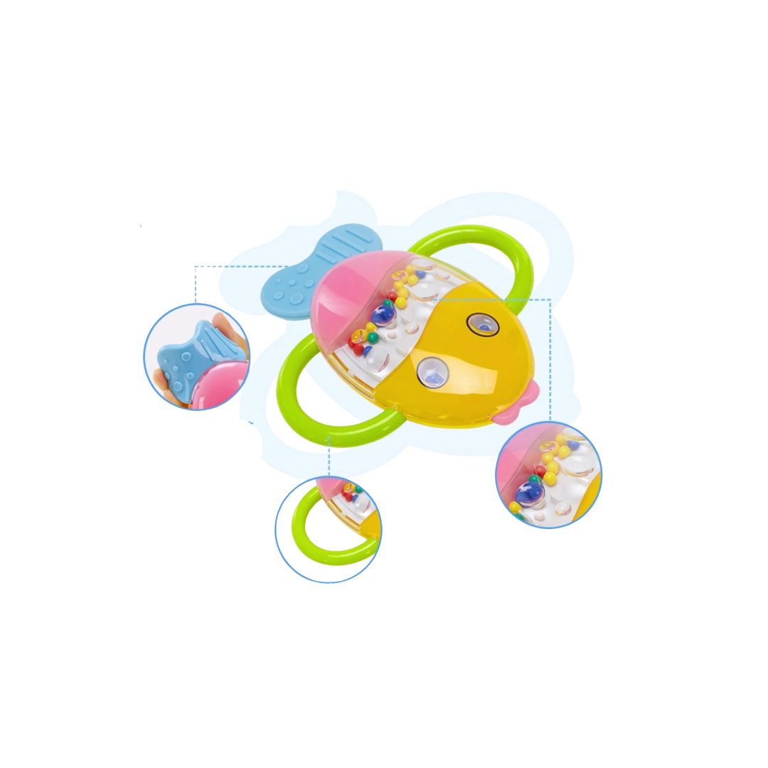 Đồ Chơi Lục Lạc Xúc Xắc Cầm Tay Cho Bé Sơ Sinh Goodway Baby Gym Ball 2m+