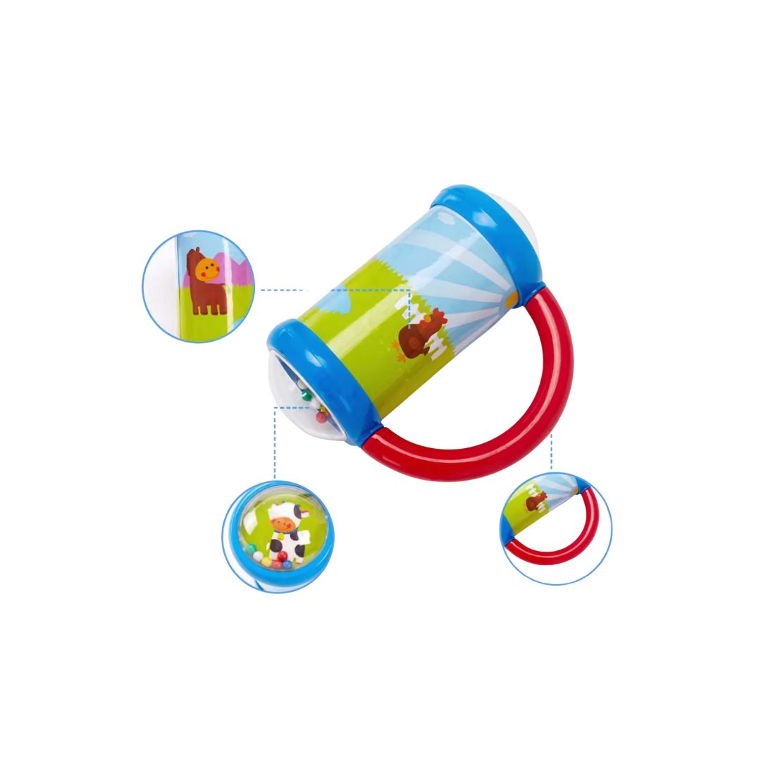 Đồ Chơi Lục Lạc Xúc Xắc Cầm Tay Cho Bé Sơ Sinh Goodway Baby Gym Ball 2m+