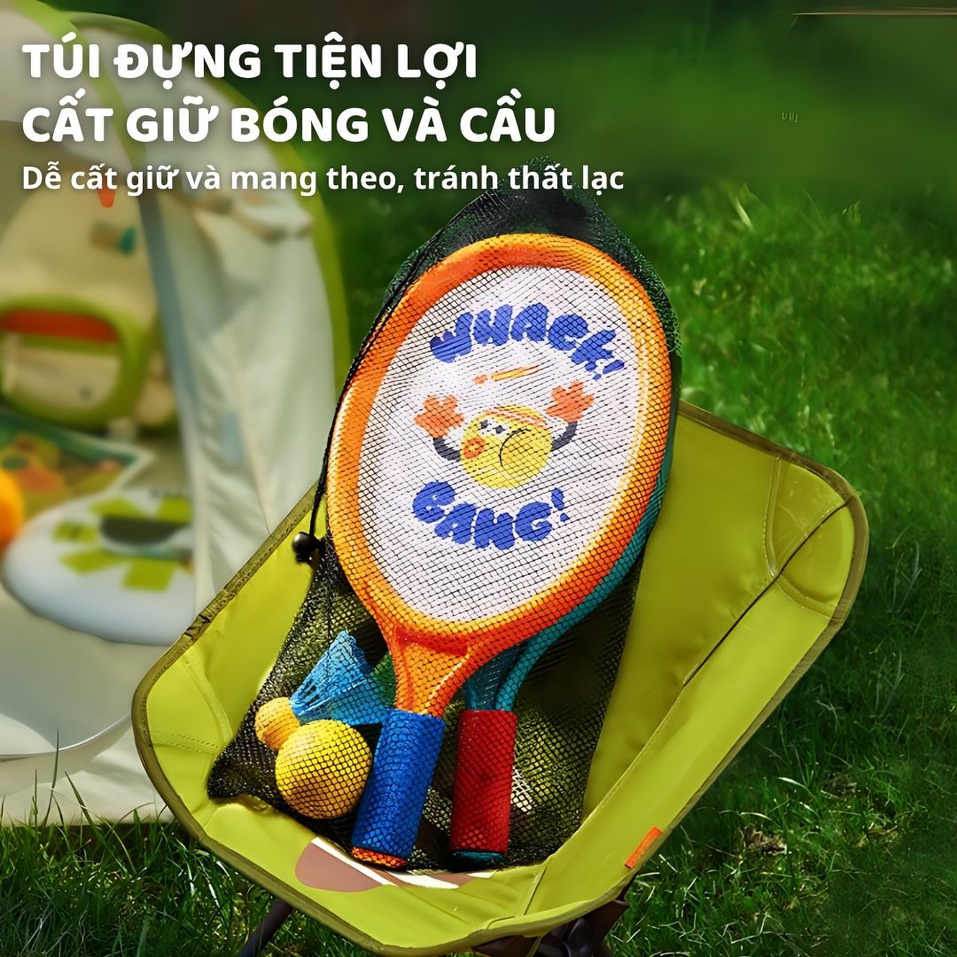 Vợt Cầu Lông Tennis Cho Bé Mideer Kids Entry-Level Racket 2 In 1
