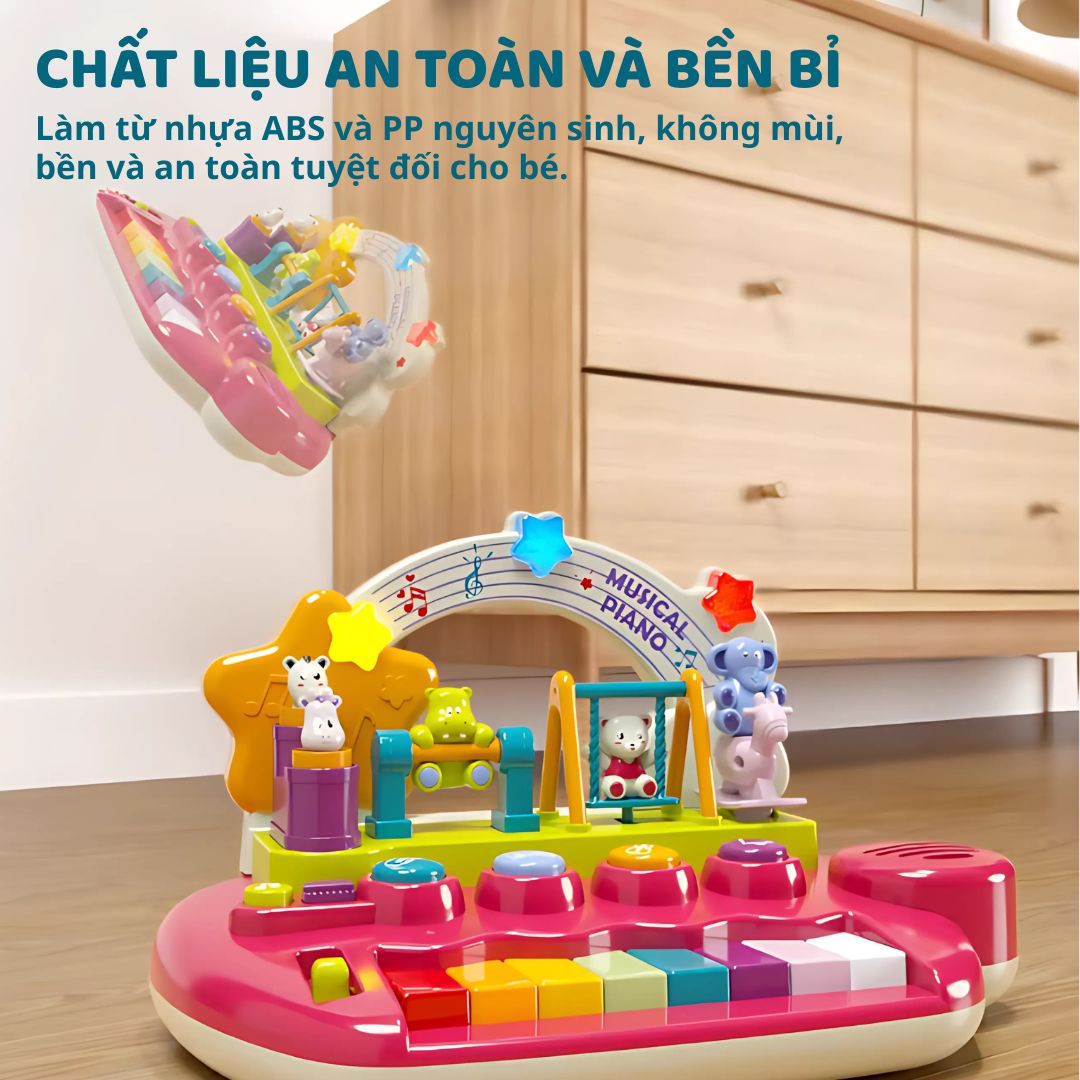 Đàn Piano Điện Tử Có Hiệu Ứng Động Vật Nhảy Múa Cho Bé Goodway Piano 18m+