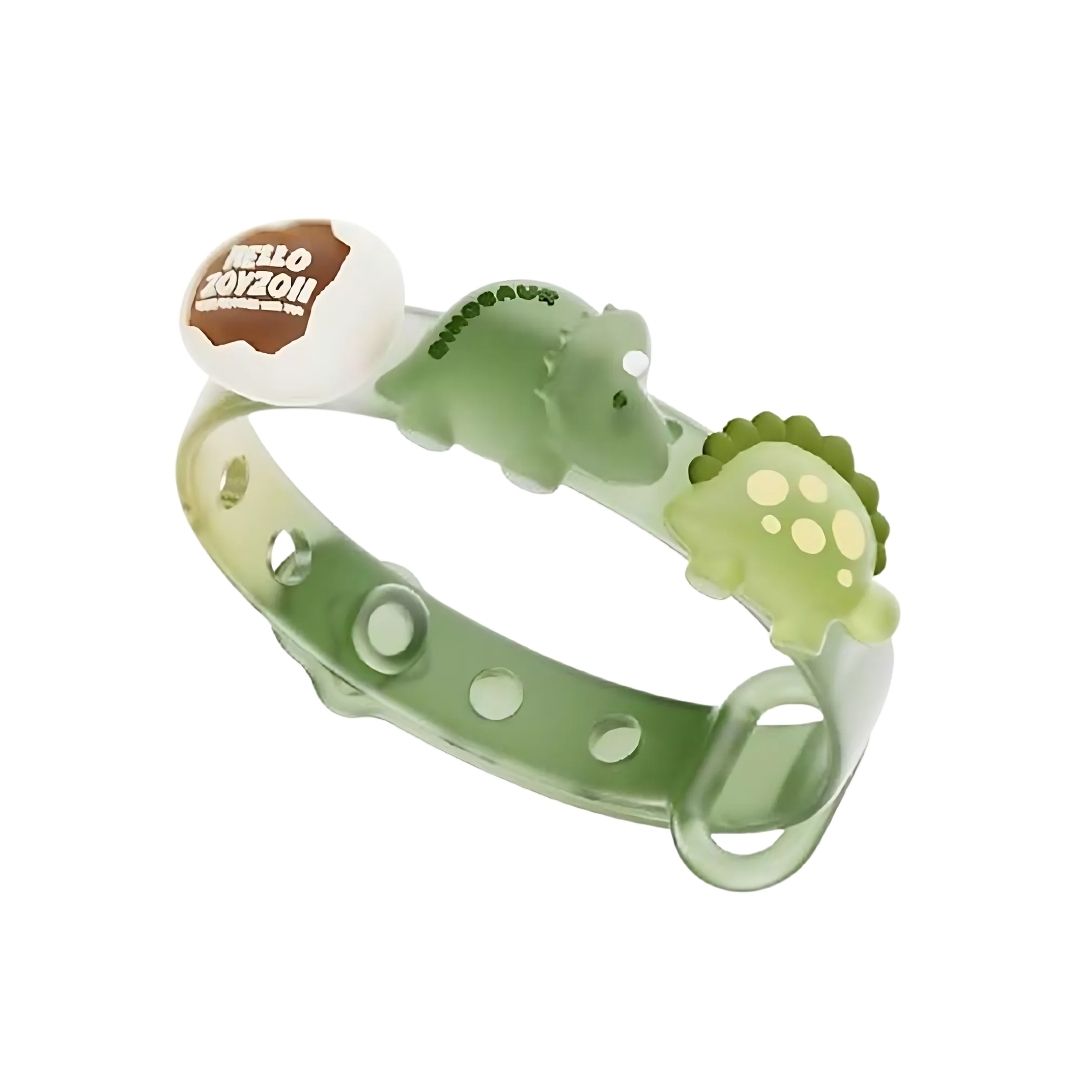 Vòng Đeo Tay Tinh Dầu Đuổi Muỗi Cho Bé Zoyzoii DIY Essential Oil Bracelet E21- Green