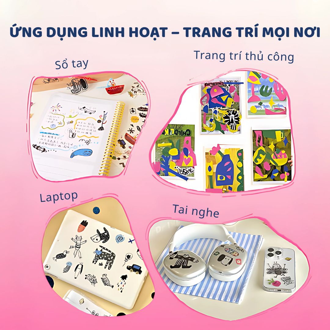 Hình Xăm Tạm Thời Cho Bé Mideer Playful Tattoo Stickers Basic Edition 3+