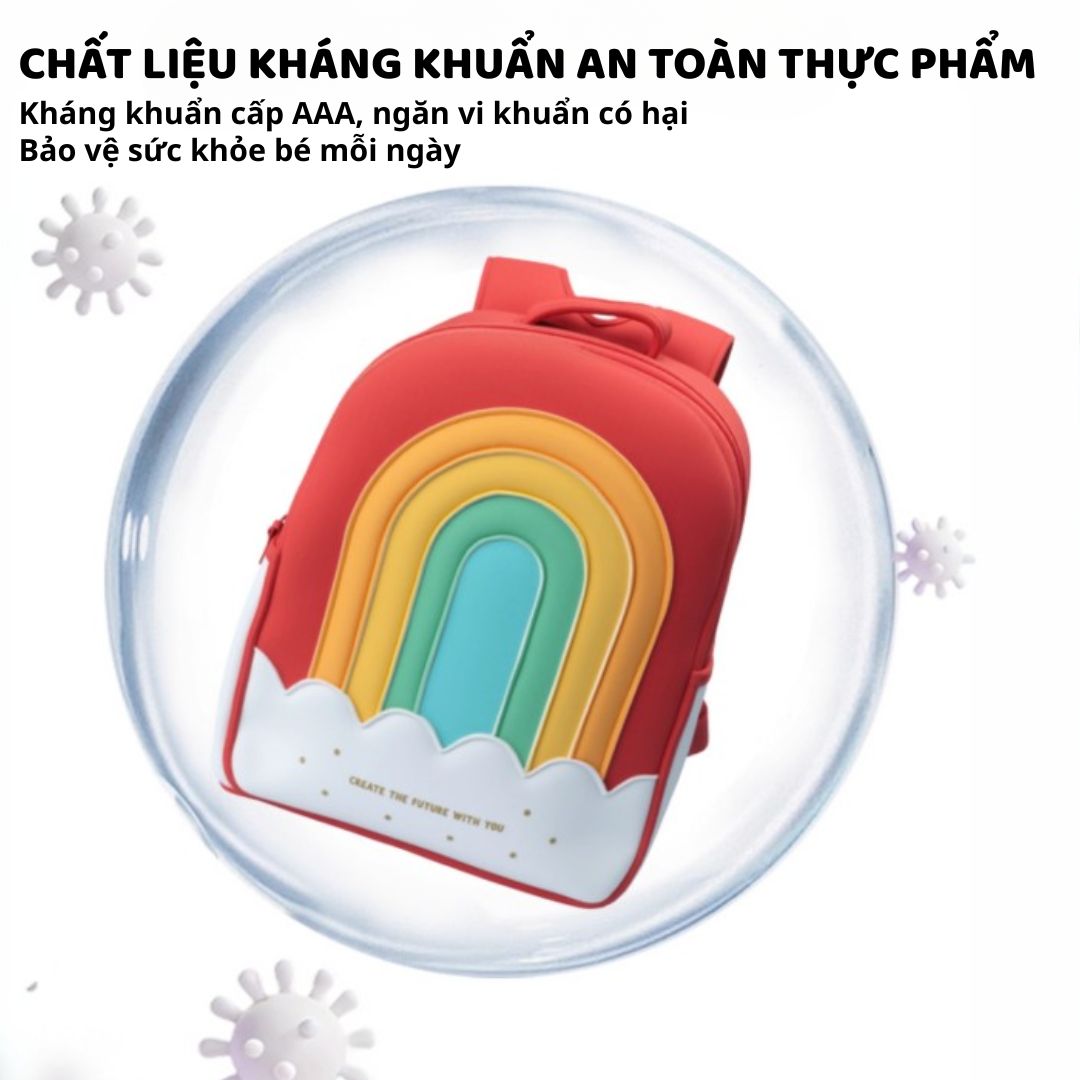 Balo Cho Bé Tiểu Học Zoyzoii Kids Backpack B19 Tên Lửa