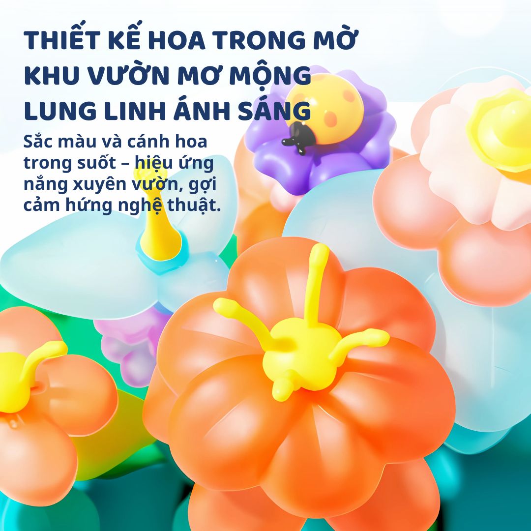 Đồ Chơi Lắp Ráp Bánh Răng Mideer Rotating Garden Puzzle Blocks 3+