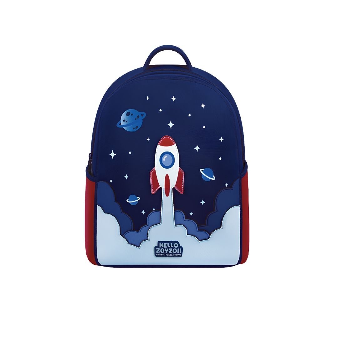 Balo Cho Bé Tiểu Học Zoyzoii Kids Backpack B19 Tên Lửa