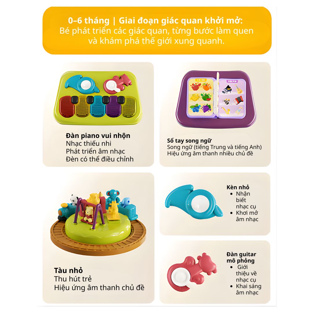 Bàn Bận Rộn Montessori Cho Bé Goodway Busy Activity Table- Bản 2026