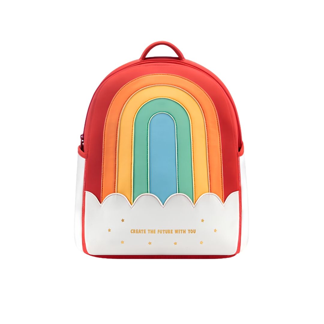 Balo Cho Bé Tiểu Học Zoyzoii Kids Backpack B19 Cầu Vồng