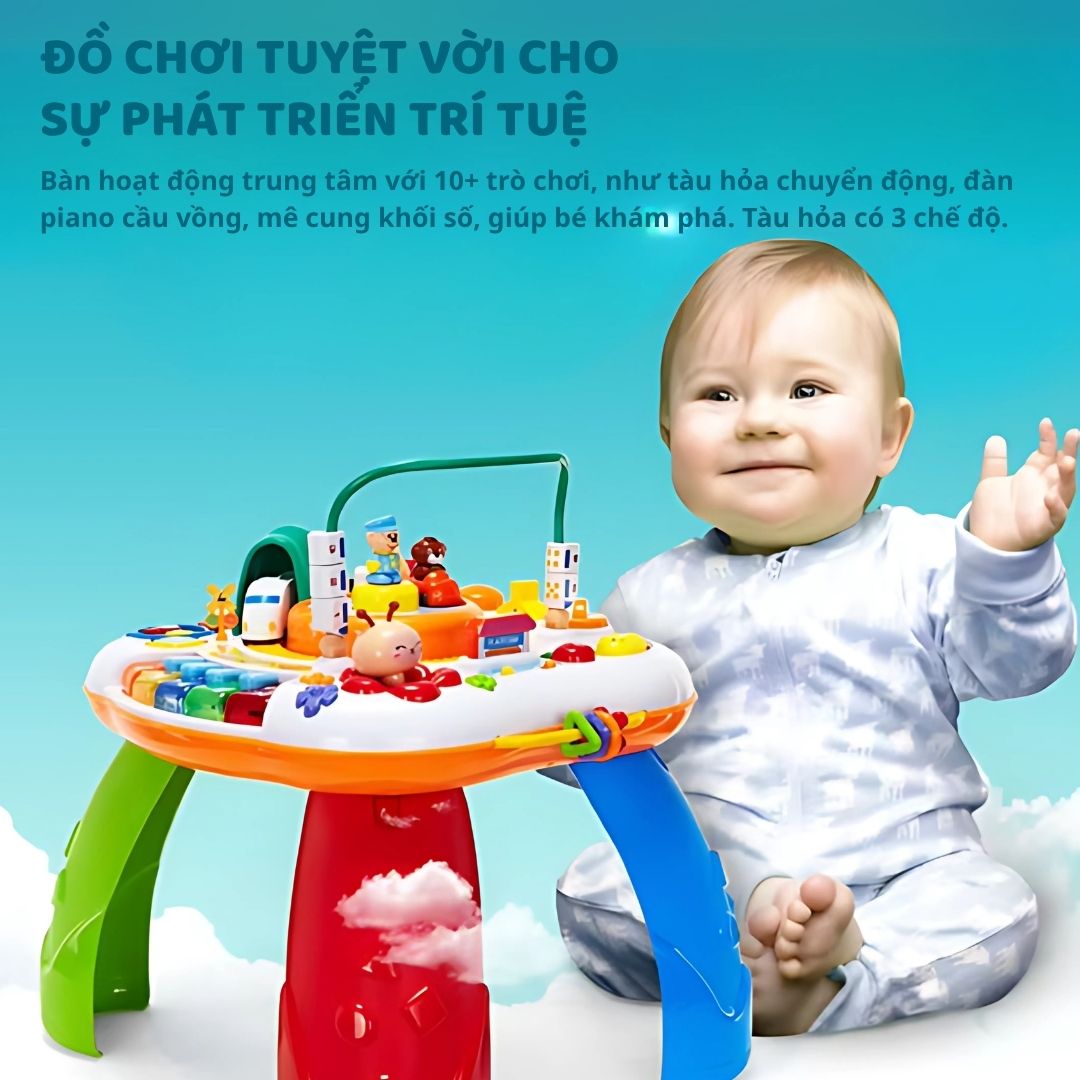 Bàn Bận Rộn Montessori Cho Bé Goodway Busy Activity Table- Bản 2025