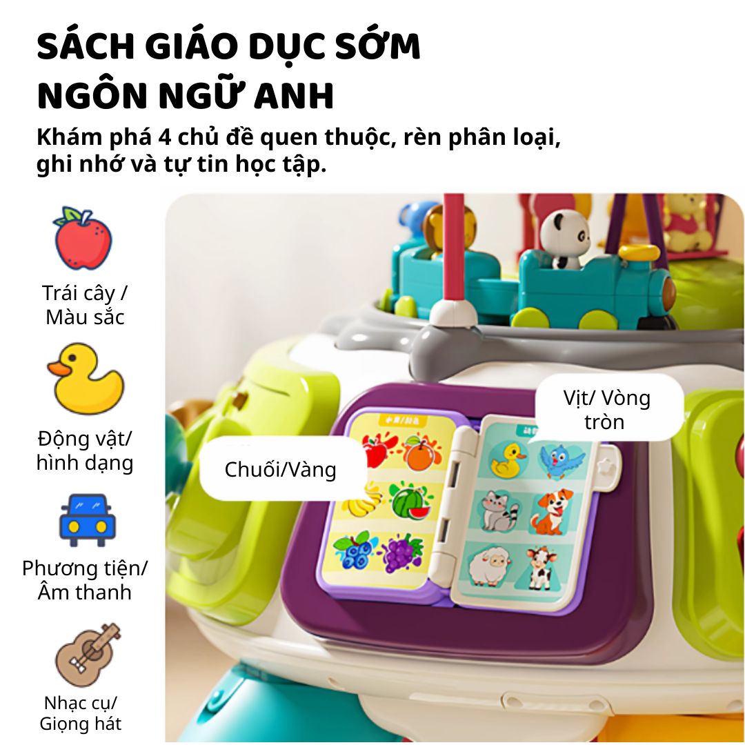 Bàn Bận Rộn Montessori Cho Bé Goodway Busy Activity Table- Bản 2026