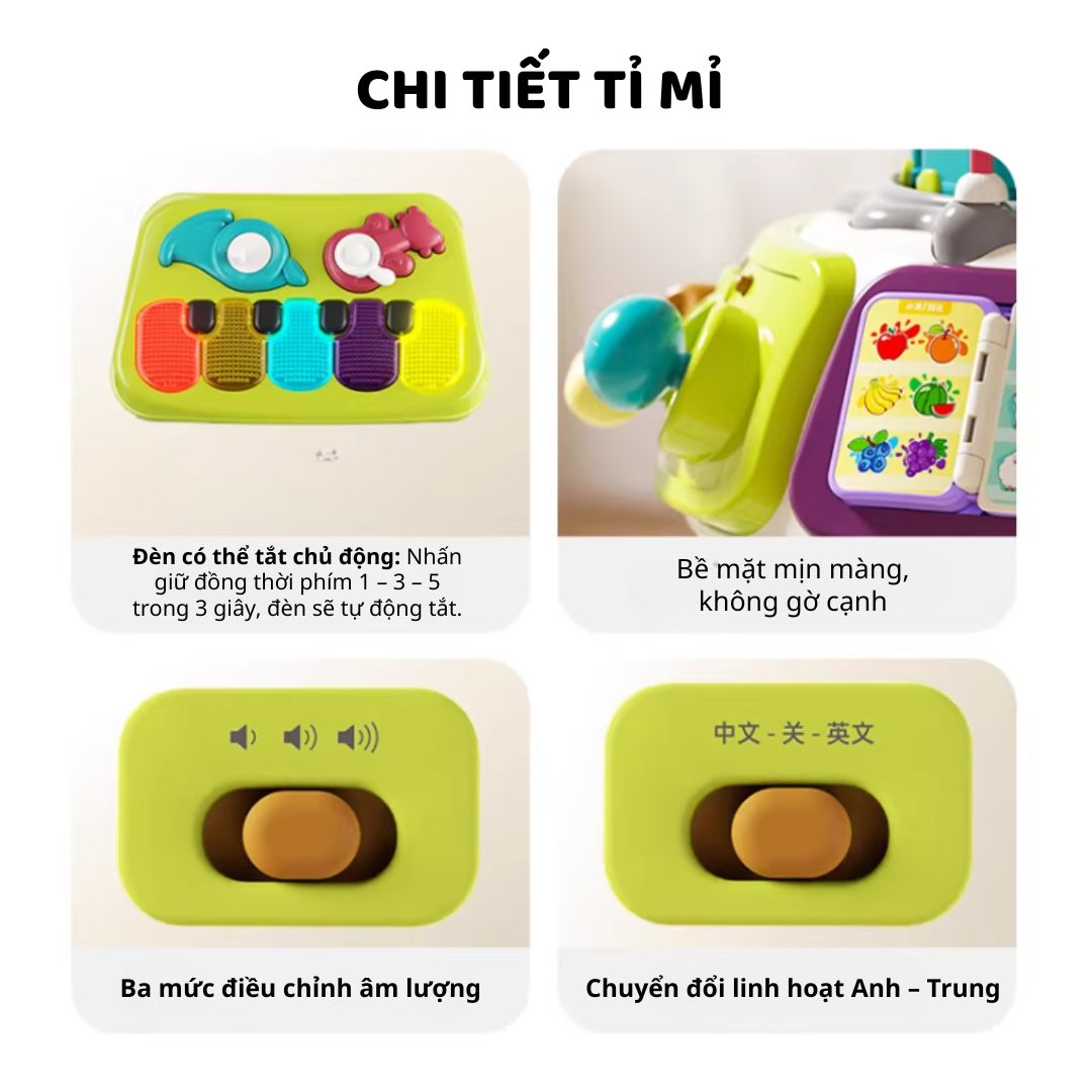 Bàn Bận Rộn Montessori Cho Bé Goodway Busy Activity Table- Bản 2026