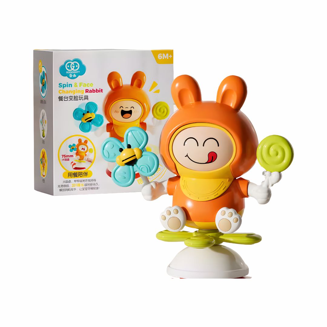 Đồ Chơi Thỏ Nhảy Múa Thay Đổi Biểu Cảm Goodway Rabbit- Màu Cam 3m+