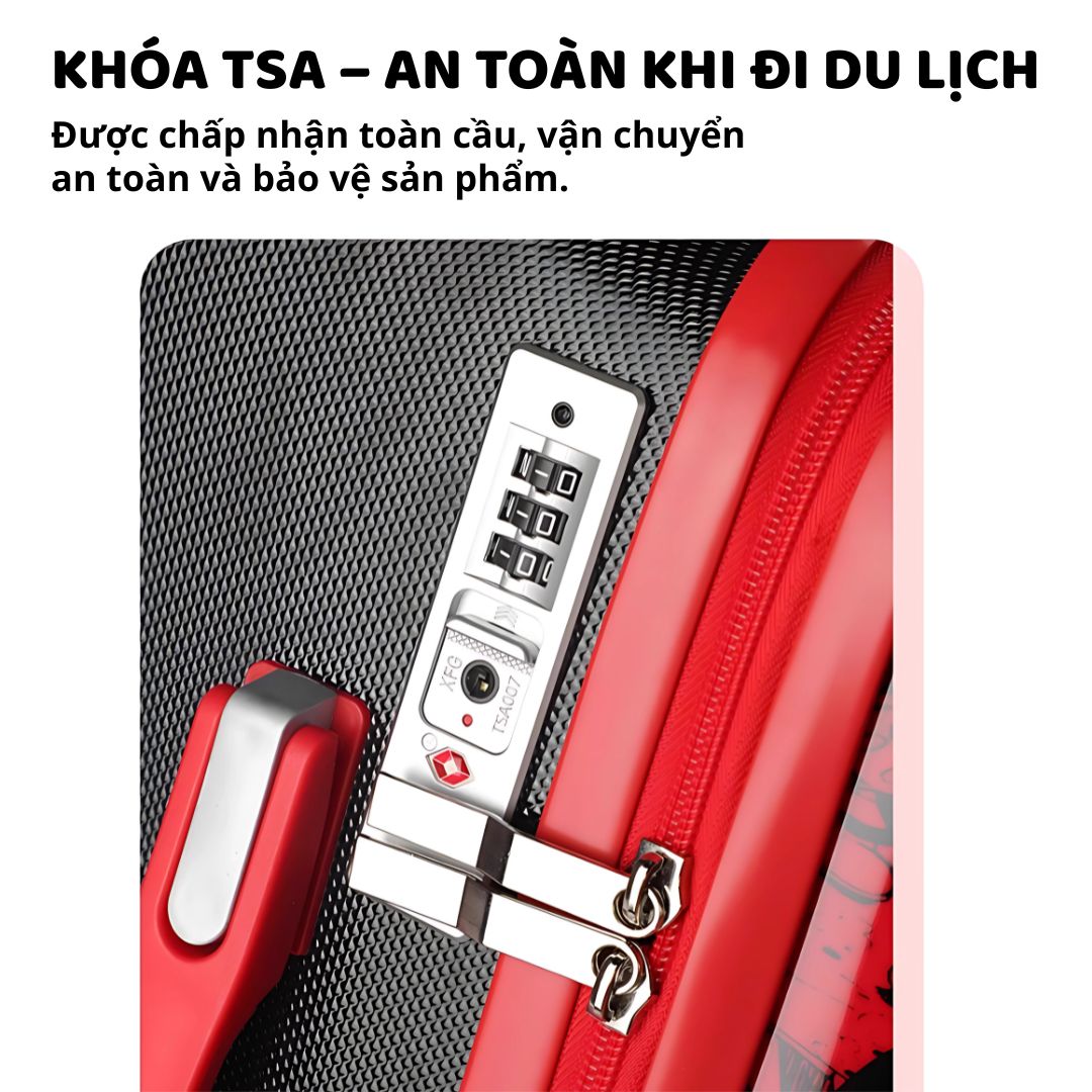 Vali Cao Cấp Cho Bé Kèm Xe Kéo Đa Năng Chính Hãng Mesuca Disney Mickey 20 Inches