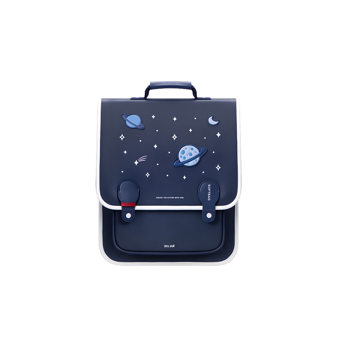 Balo Chống Gù Cho Bé Tiểu Học Zoyzoii Vintage Backpack B33 Vũ Trụ