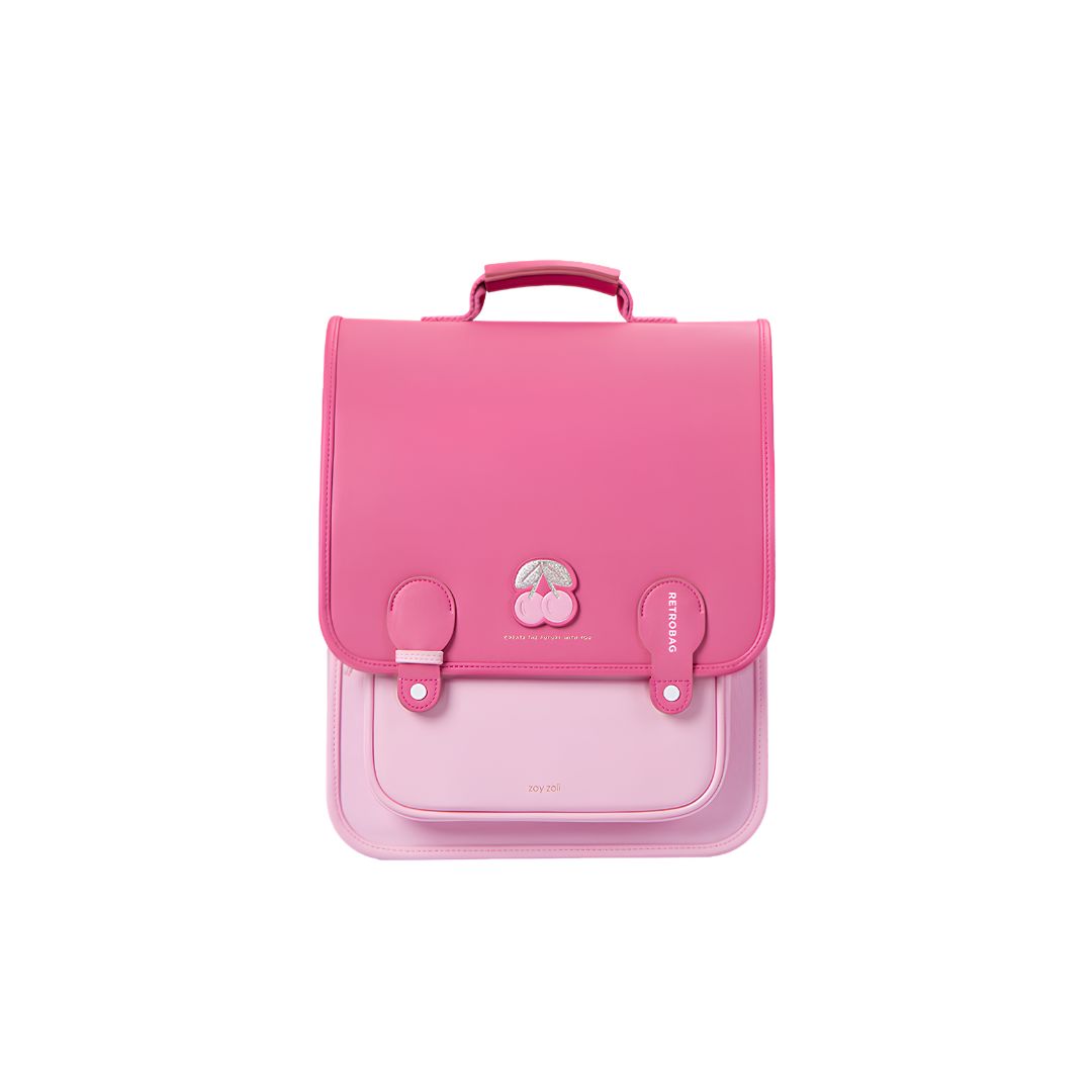 Balo Chống Gù Cho Bé Tiểu Học Zoyzoii Vintage Backpack B33 Quả Cherry