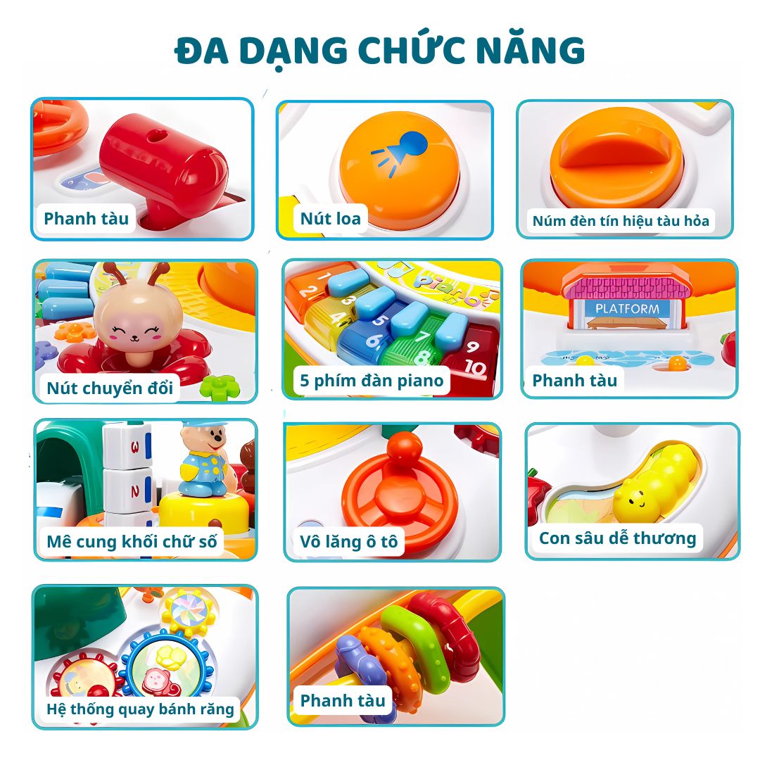 Bàn Bận Rộn Montessori Cho Bé Goodway Busy Activity Table- Bản 2025