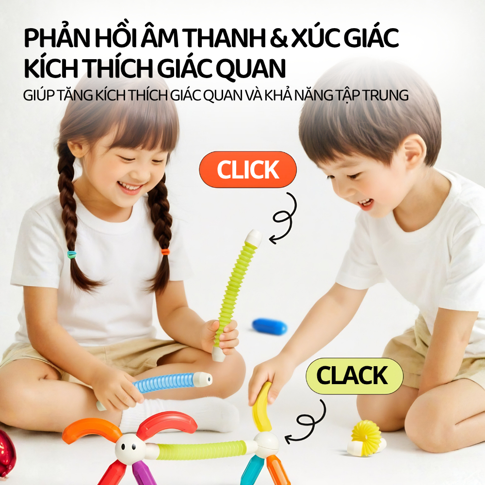 Đồ Chơi Xếp Hình Nam Châm Mideer Rainbow Magnetic Building Sticks 26 Chi Tiết 3+