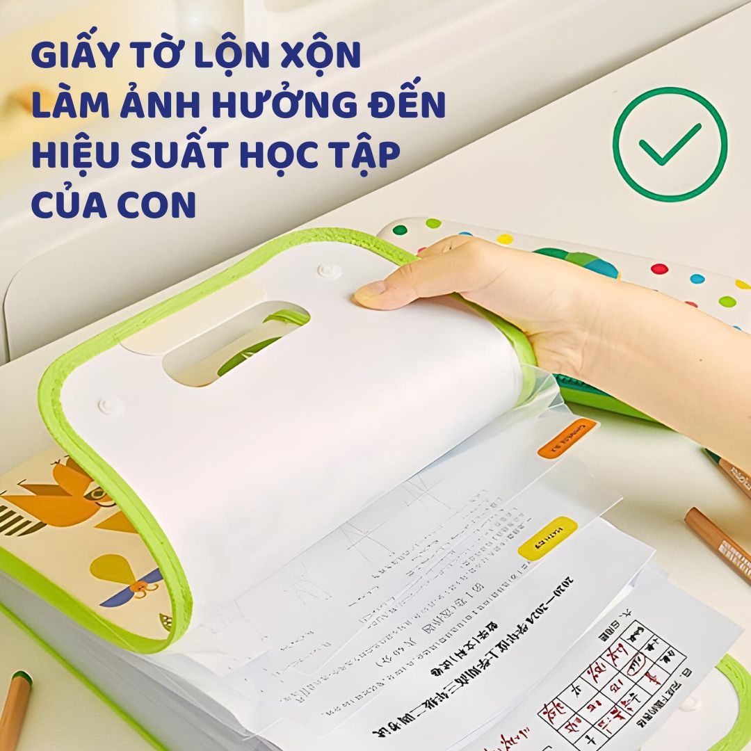 Túi Đựng Tài Liệu A4 Nhiều Ngăn Mideer Accordion Folder- Forest College