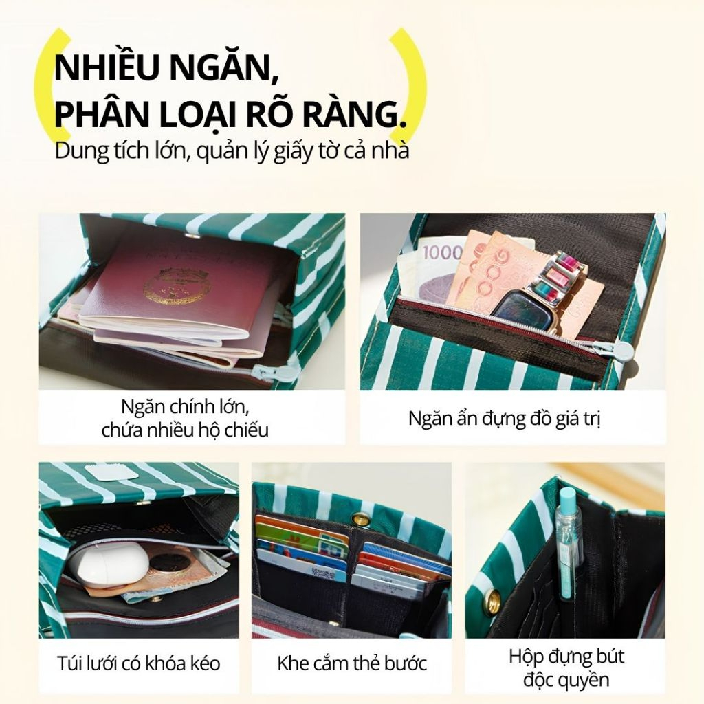 Túi Đeo Chéo Nhiều Ngăn Hugz Compressed File- Holiday Blank Space