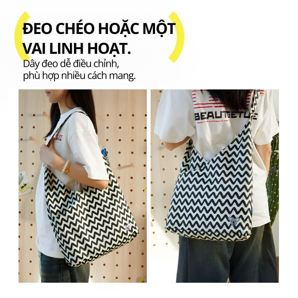 Túi Tote Đeo Vai Hugz Shoulder Bag- Mistwood