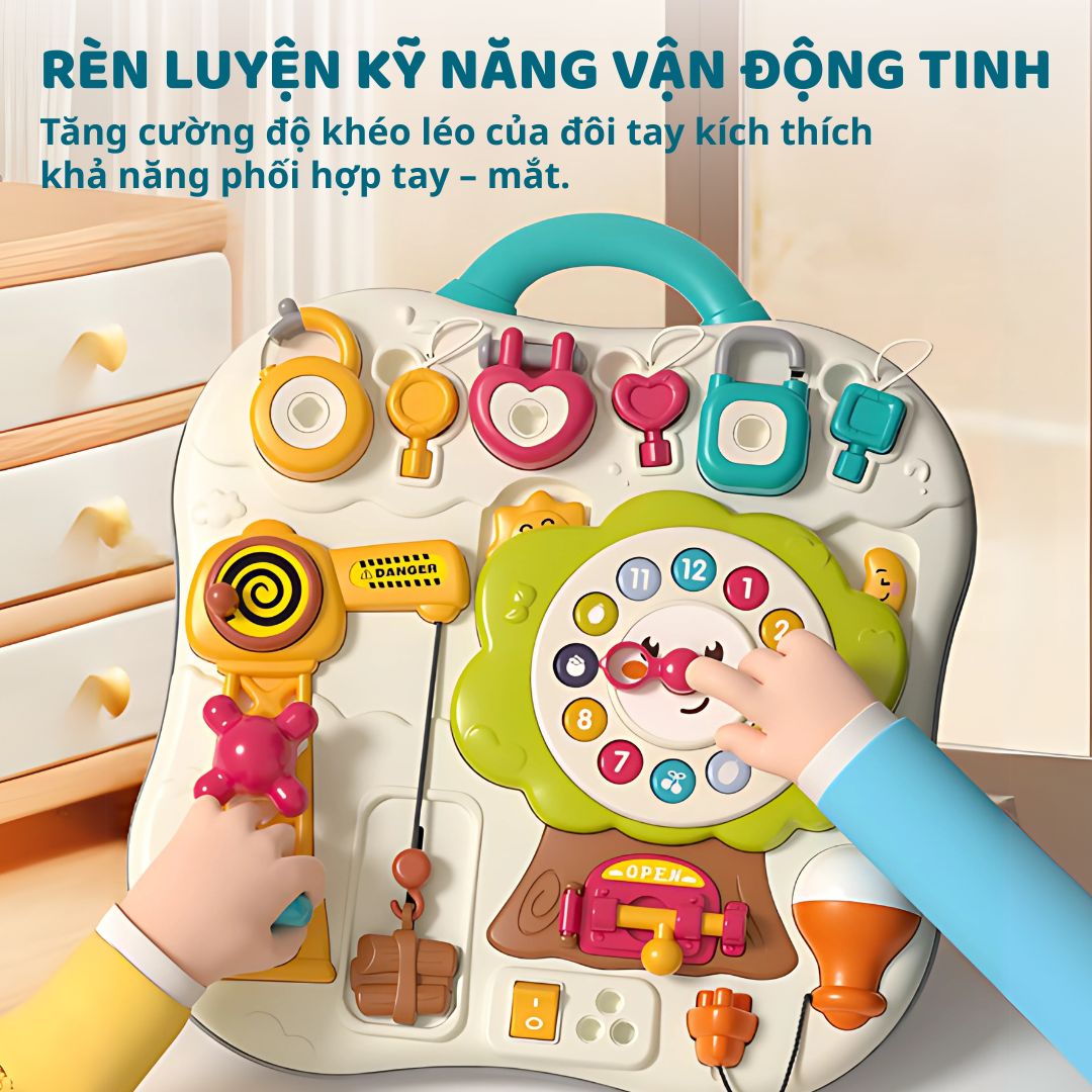 Bảng Hoạt Động Bận Rộn Cho Bé Goodway Busy Board 10m+