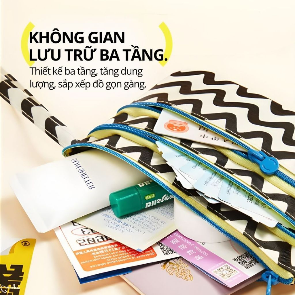 Ví Cầm Tay 3 Ngăn Chống Nước Hugz ID Pouch- Juicy Fruit