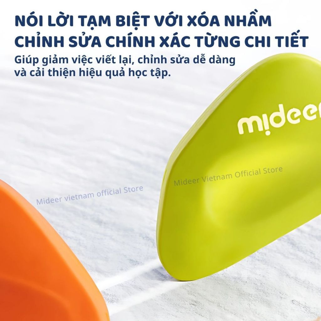 Tẩy Bút Chì Siêu Sạch Cho Bé Mideer PinPoint Eraser 3+