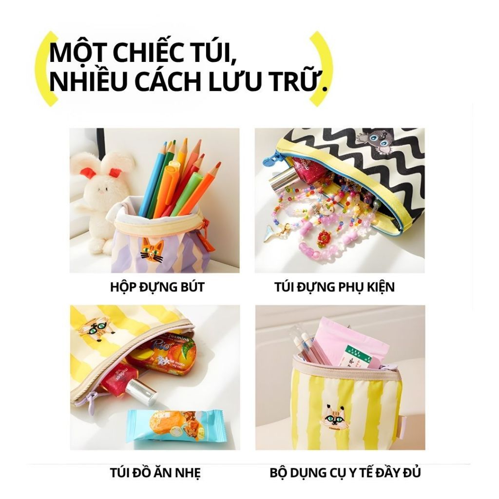 Túi Mini Đựng Đồ Cá Nhân Đa Năng Hugz Storage Bag- Garden Field