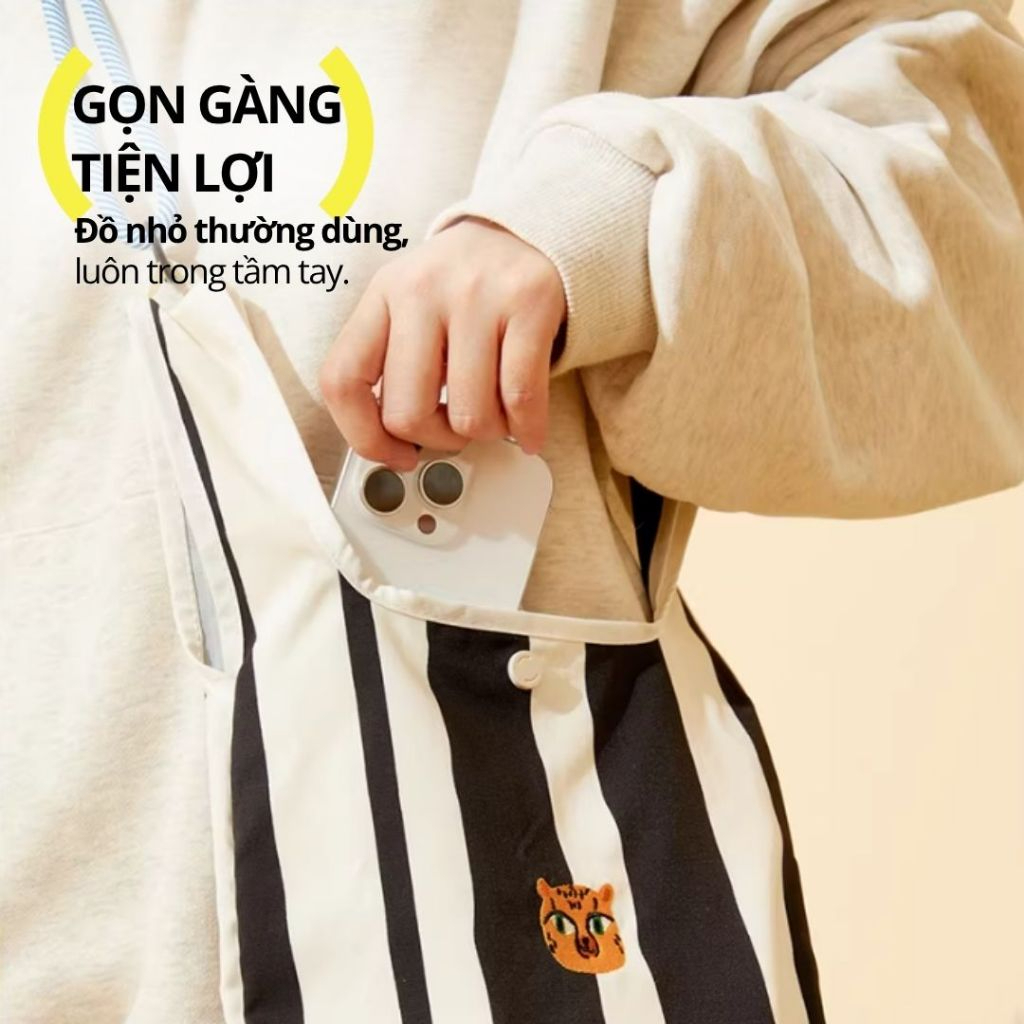 Túi Xách Mini Siêu Nhẹ Hugz Ear Hook Bag- Ocean Log