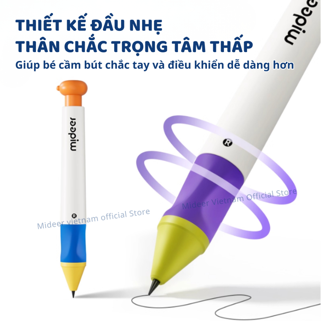 Bút Chì Kim Bấm Kèm Ngòi Mideer Posture Correcting- Starry Night