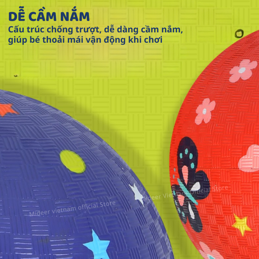 Bóng Cao Su Cho Bé Size S Mideer Playround Ball- You Look Yummy 2+