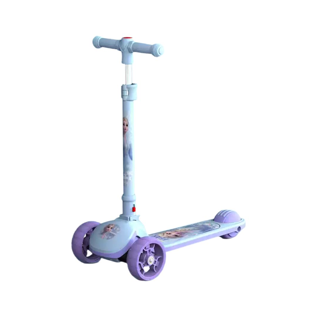 Xe Scooter Gấp Gọn Cho Bé Màu Tím Mesuca Disney- Bản Nâng Cấp 3+