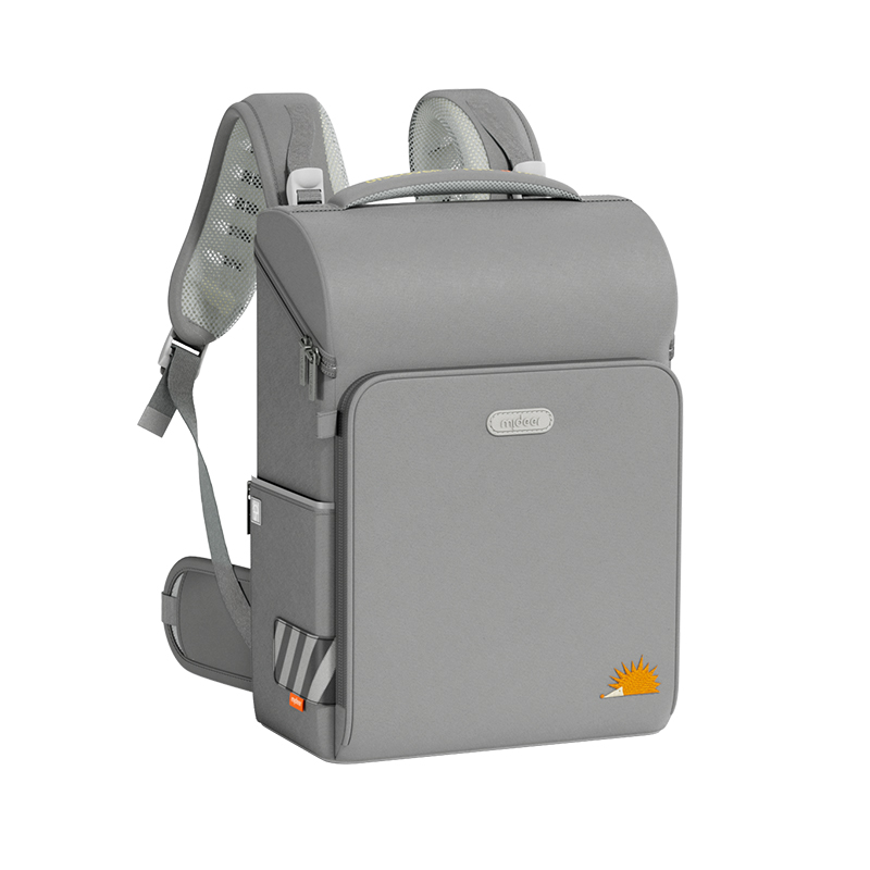 Balo Chống Gù Cho Bé Tiểu Học Mideer 3D Waist Relief Backpack- Grey