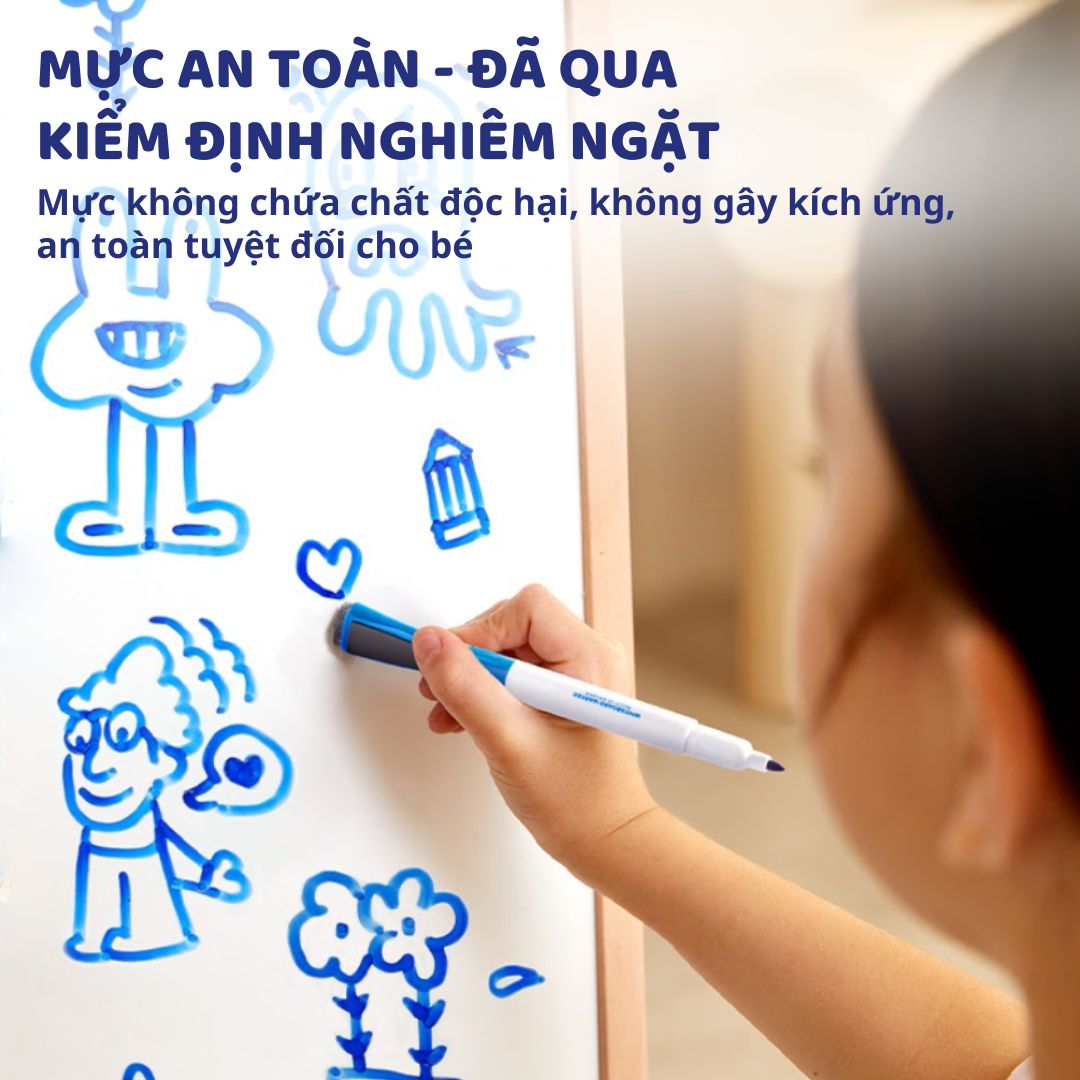 Bút Lông Viết Bảng Trắng 8 Màu Mideer Little Artist Whiteboard Marker