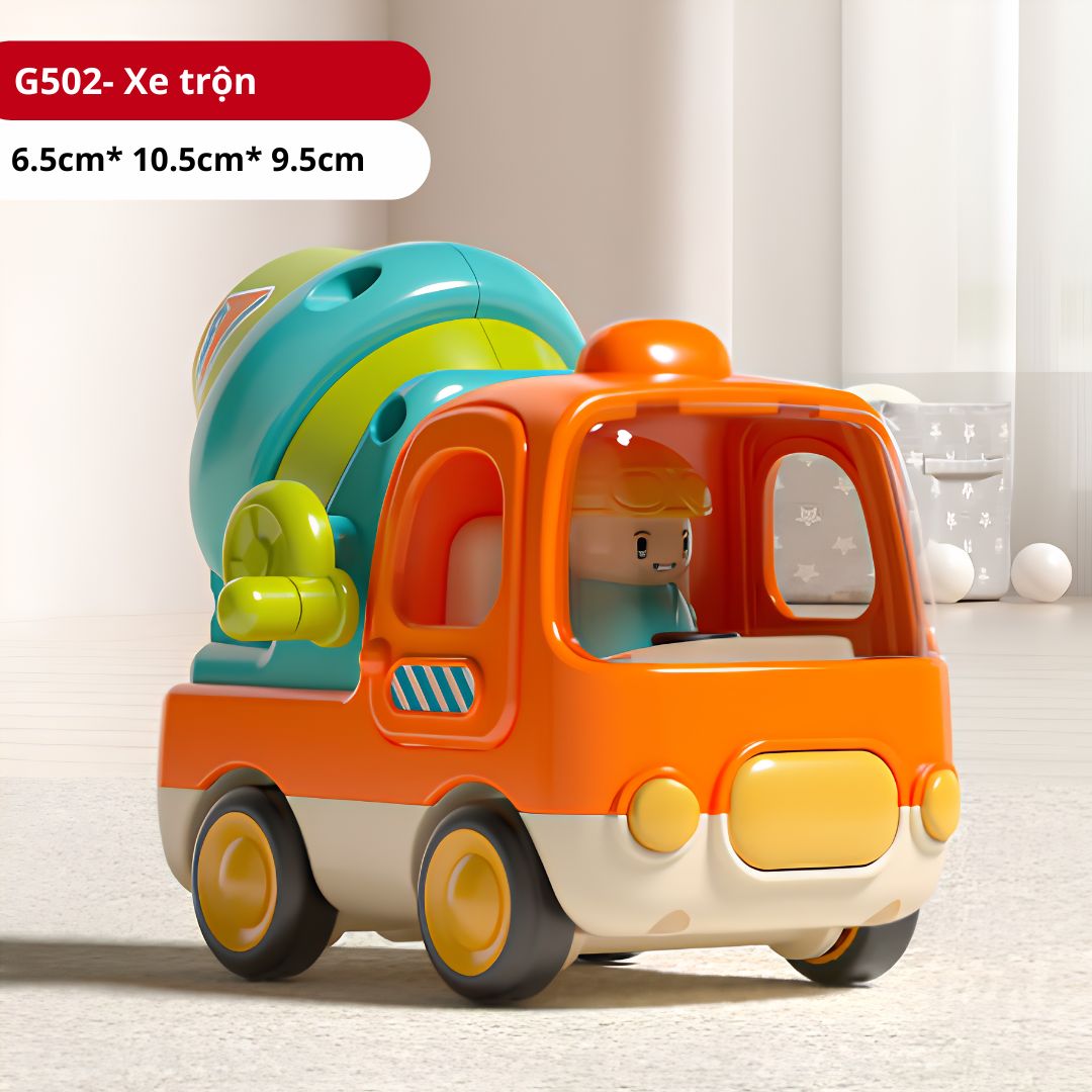 Đồ Chơi Mô Hình Ô Tô Phát Nhạc Goodway G502- Xe Trộn