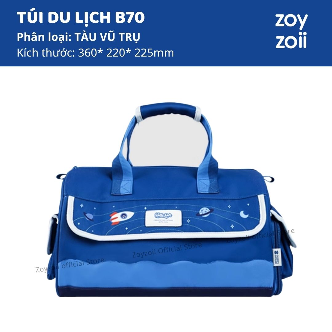 Túi Đựng Đồ Du Lịch Cho Bé Zoyzoii Crossbody Travel Bag B70- Dark Blue