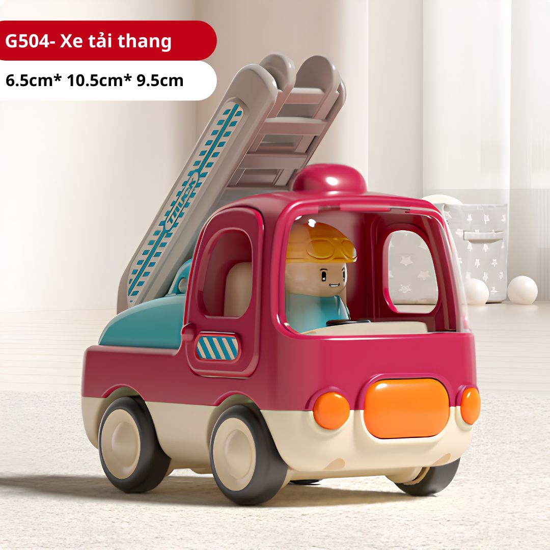 Đồ Chơi Mô Hình Ô Tô Phát Nhạc Goodway G504- Xe Xúc Cảt