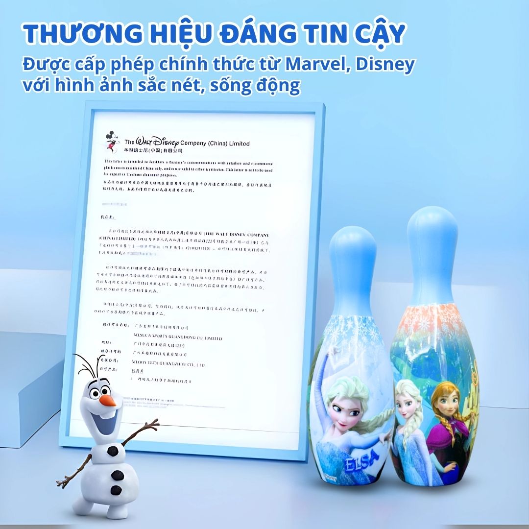 Đồ Chơi Bowling Cho Bé Chính Hãng Mesuca Marvel Disney- Mickey 3+