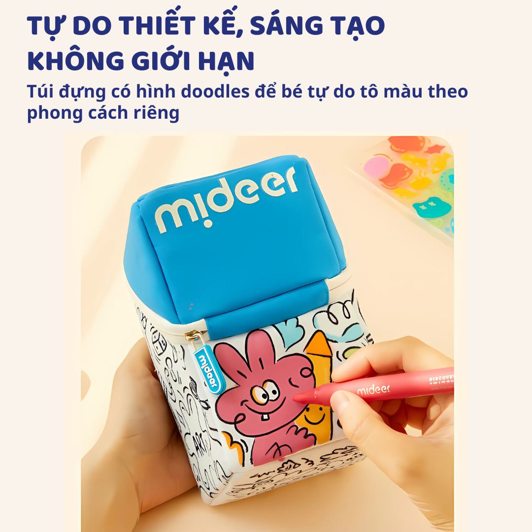 Bút Màu Acrylic Cho Bé Mideer Acrylic Markers- 60 Màu