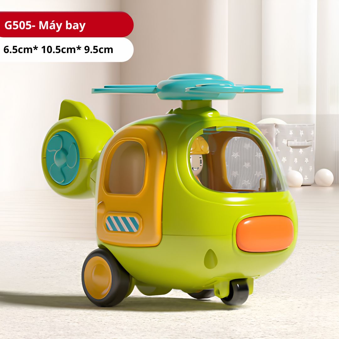 Đồ Chơi Mô Hình Ô Tô Phát Nhạc Goodway G505- Máy Bay