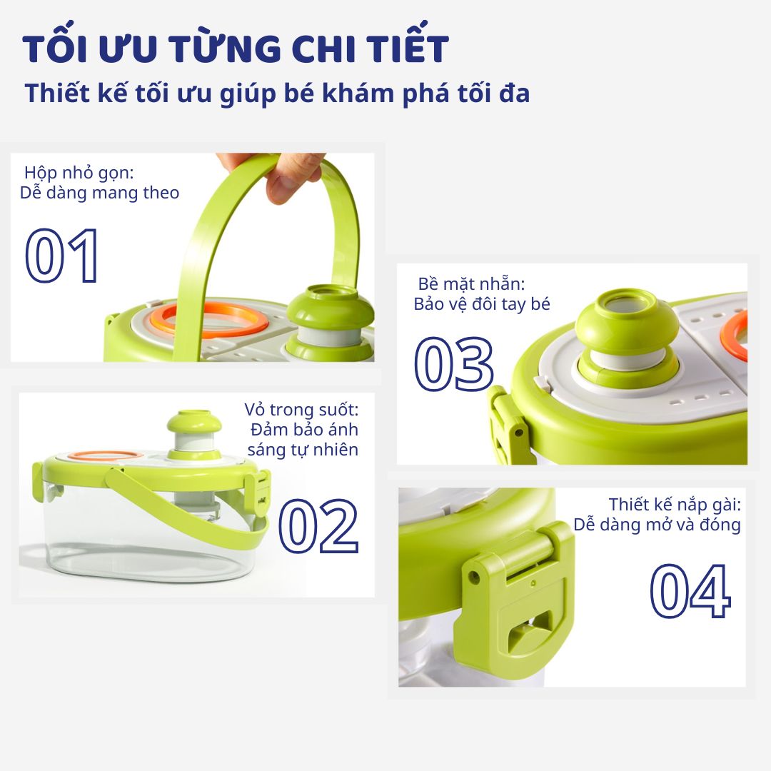 Hộp Nuôi Côn Trùng Cho Bé Mideer Insect Box 3+