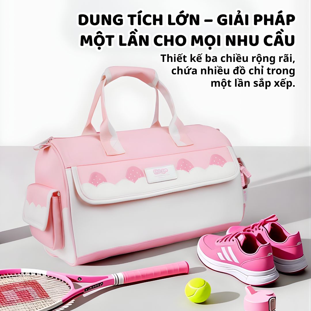 Túi Đựng Đồ Du Lịch Cho Bé Zoyzoii Crossbody Travel Bag B70- Pink